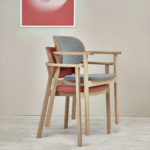 Care home furniture - Santiago dining chair stacked