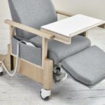Care home furniture - Santiago electric recliner with tray