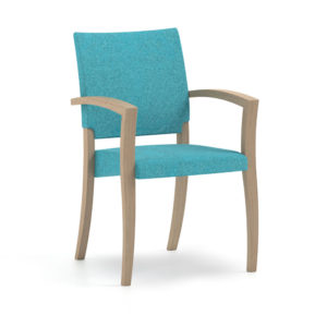 Care home furniture - Theorema dining chair with armrests